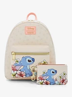 Loungefly Disney Stitch Tropical Flowers Mini Backpack