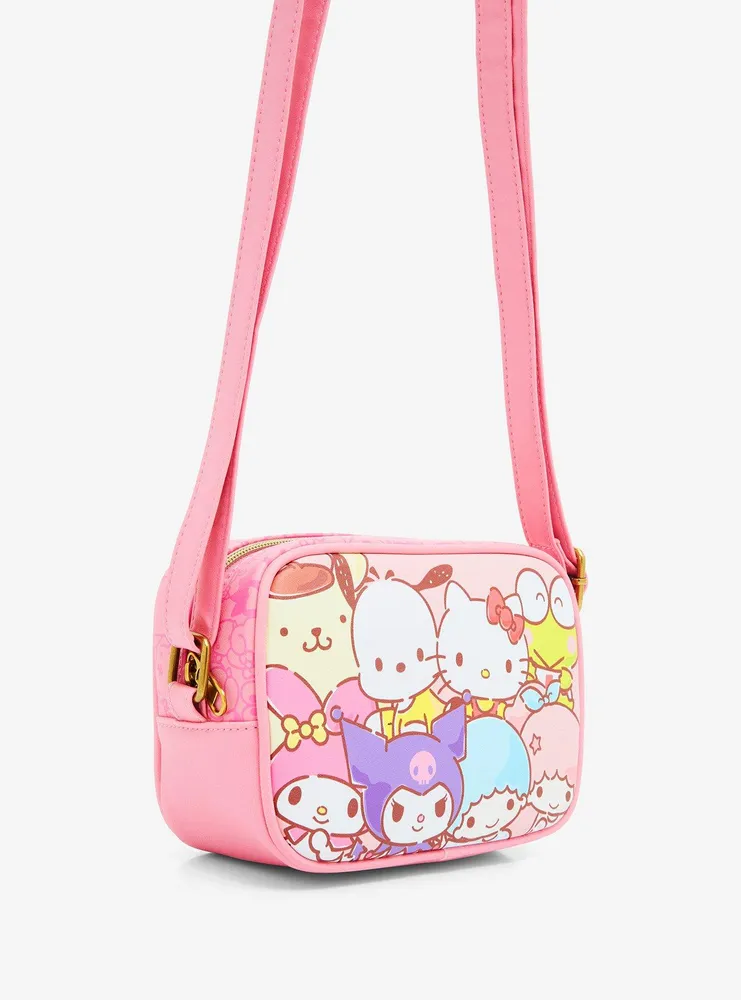 Loungefly Hello Kitty And Friends Pink Crossbody Bag