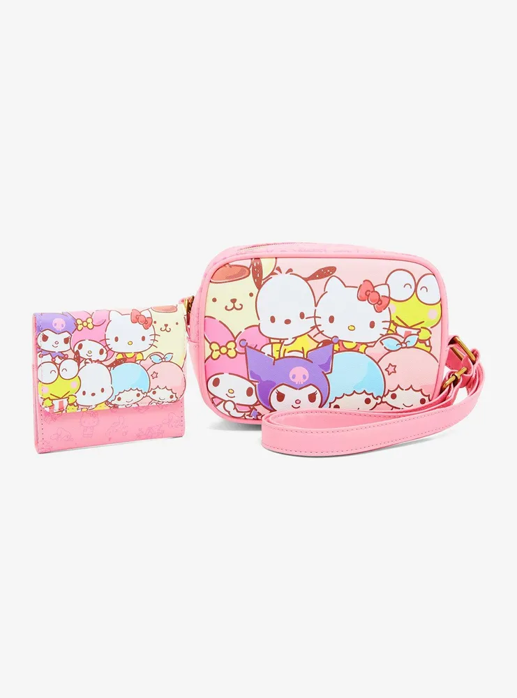 Loungefly Hello Kitty And Friends Pink Crossbody Bag