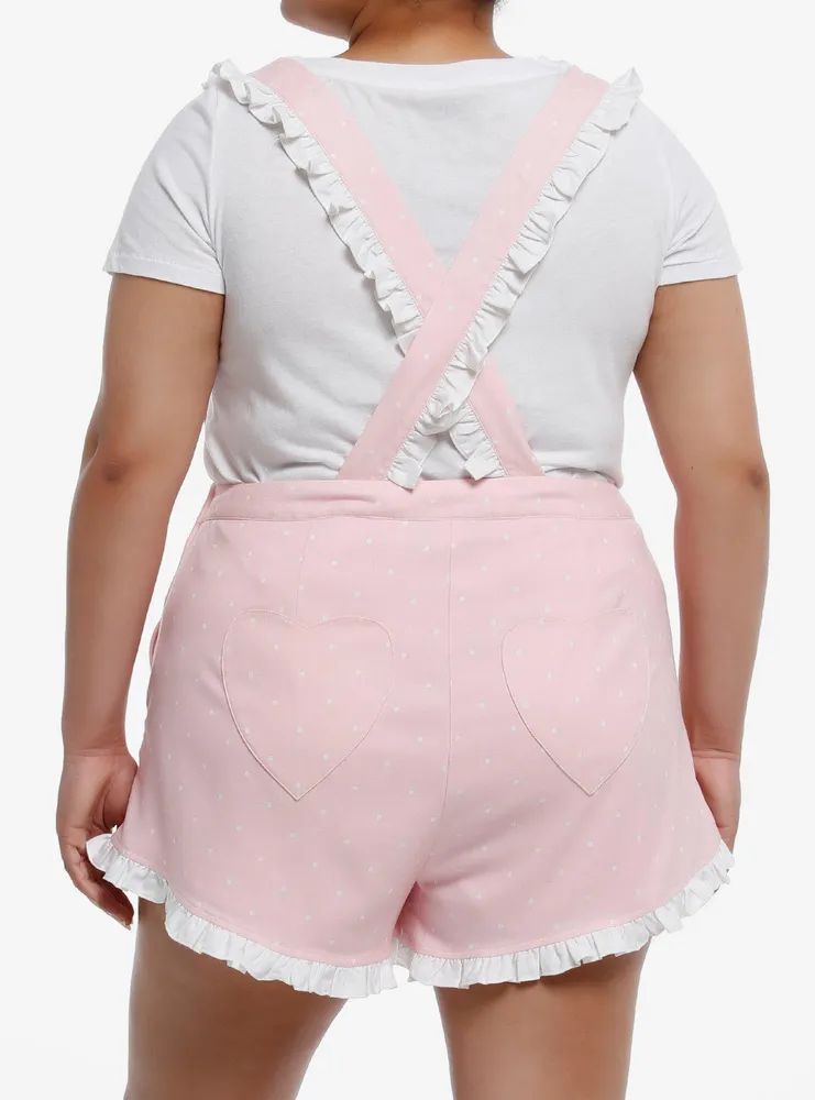 My Melody & Sweet Piano Lace Heart Shortalls Plus