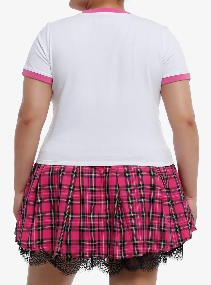 Bratz Rhinestone Girls Ringer Baby T-Shirt Plus