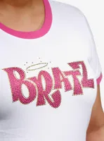 Bratz Rhinestone Girls Ringer Baby T-Shirt Plus