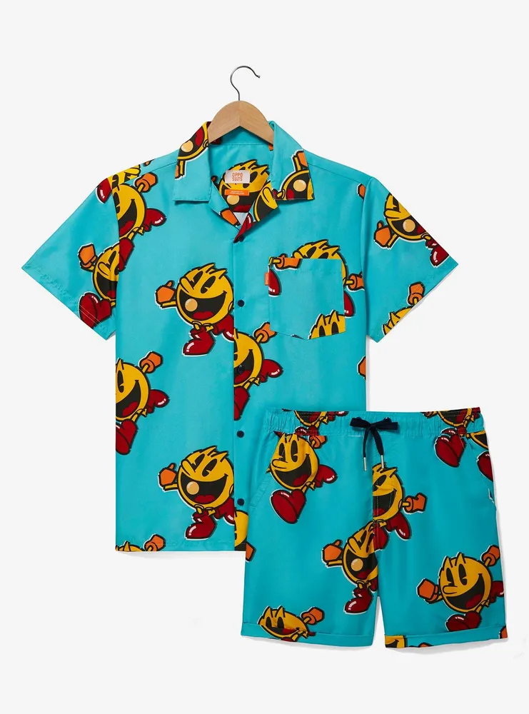 OppoSuits Pac-Man Allover Print Woven Button-Up - BoxLunch Exclusive