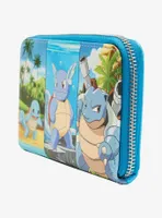 Loungefly Pokemon Squirtle Evolution Zipper Wallet