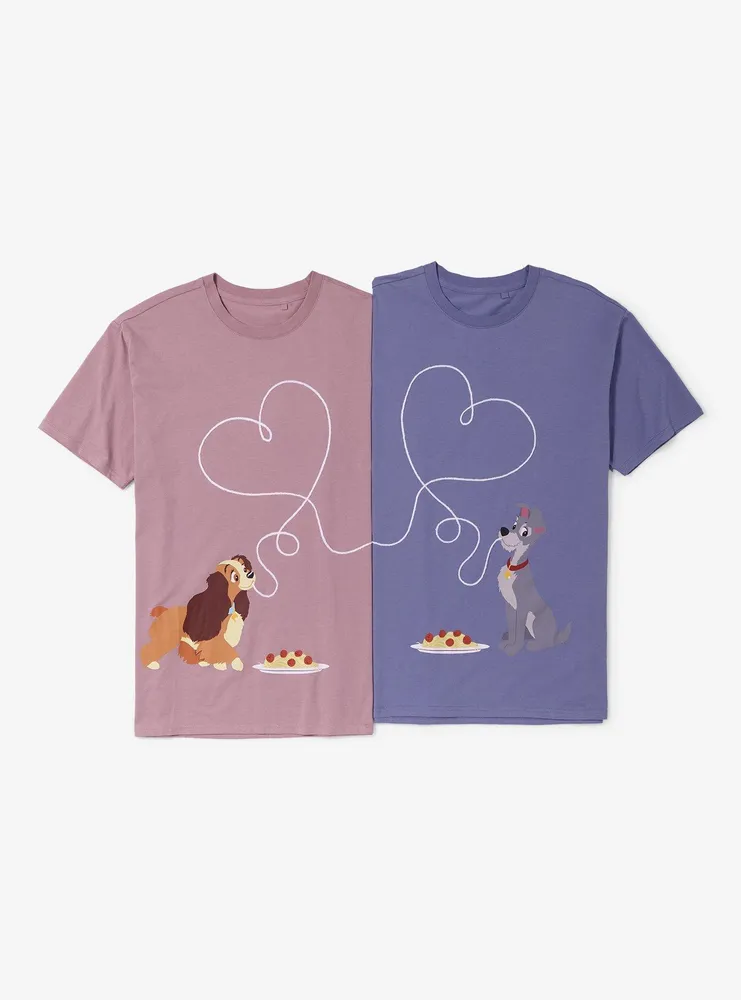 Disney Lady and The Tramp Couples T-Shirt - BoxLunch Exclusive