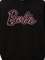 Barbie Rhinestone Logo Women's Crewneck - BoxLunch Exclusive