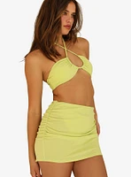 Dippin' Daisy's Lucky Swim Skirt Cover-Up Lime Green