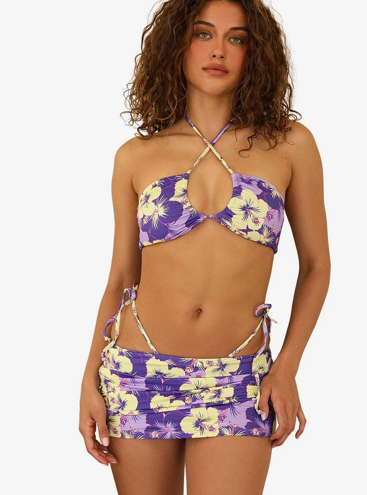 Dippin' Daisy's Lucky Swim Skirt Cover-Up Hibiscus Punch