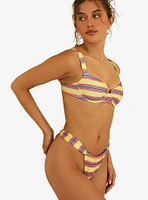 Dippin' Daisy's Tides Swim Top Y2K Stripe