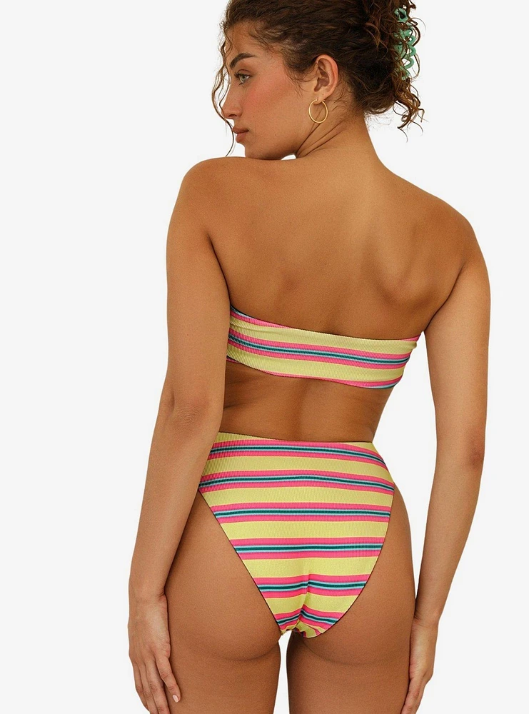 Dippin' Daisy's Seashore Swim Bottom Y2K Stripe