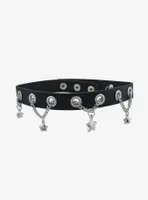 Social Collision® Star Charms Faux Leather Choker