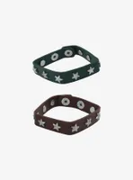 Social Collision Star Studs Cuff Bracelet Set