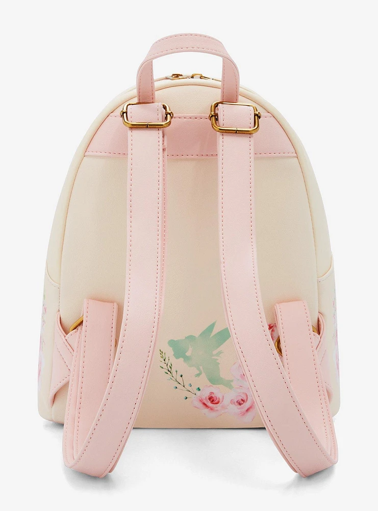 Loungefly Disney Peter Pan Tinker Bell Roses Mini Backpack