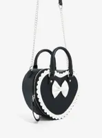 Black Heart Lolita Crossbody Bag