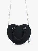 Black Heart Lolita Crossbody Bag