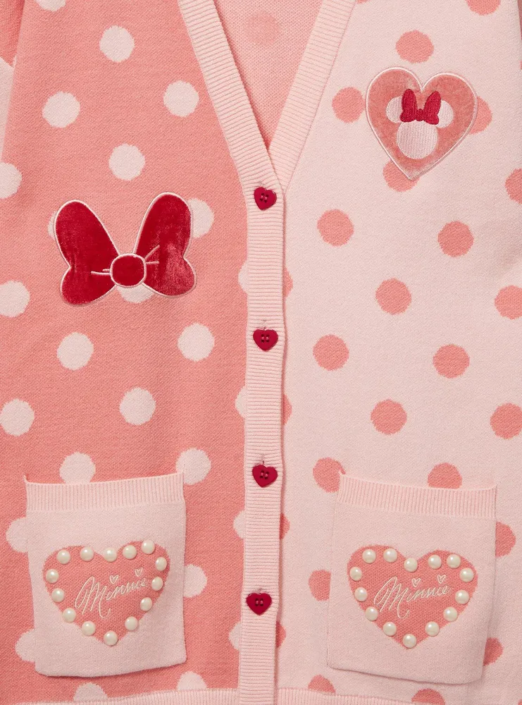 Boxlunch Disney Minnie Mouse Polka Dot Women's Cardigan - BoxLunch  Exclusive