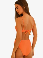 Dippin' Daisy's Seashore Swim Bottom Ginger Orange Ribbed