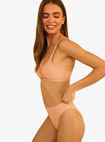 Dippin' Daisy's Seashore Swim Bottom Peach Ribbed