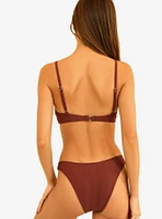Dippin' Daisy's Nocturnal Swim Bottom Clay Maroon Ribbed