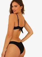 Dippin' Daisy's Gigi Swim Top Black Ribbed