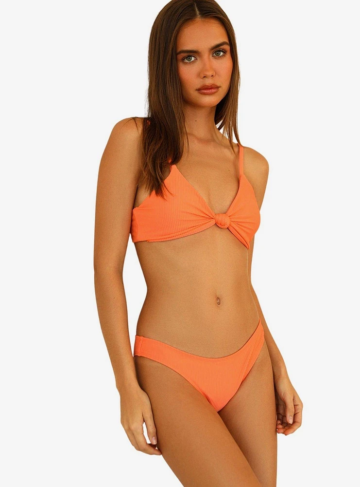 Dippin' Daisy's Zen Swim Top Ginger Orange Ribbed