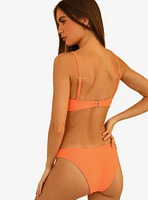 Dippin' Daisy's Zen Swim Top Ginger Orange Ribbed