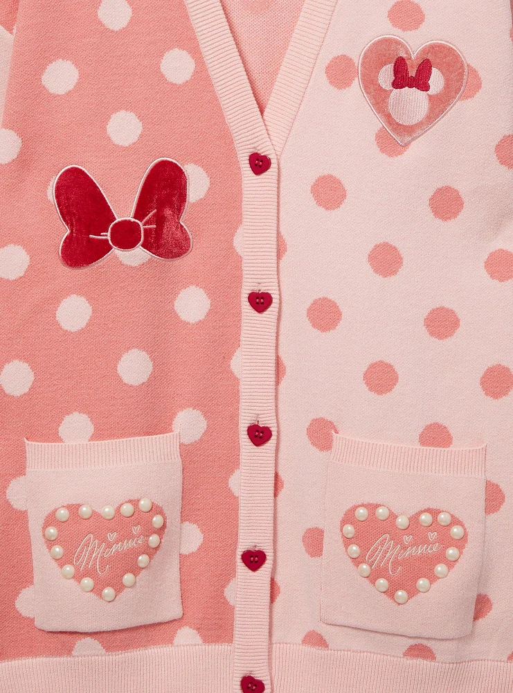 Disney Minnie Mouse Polka Dot Women's Plus Cardigan - BoxLunch Exclusive