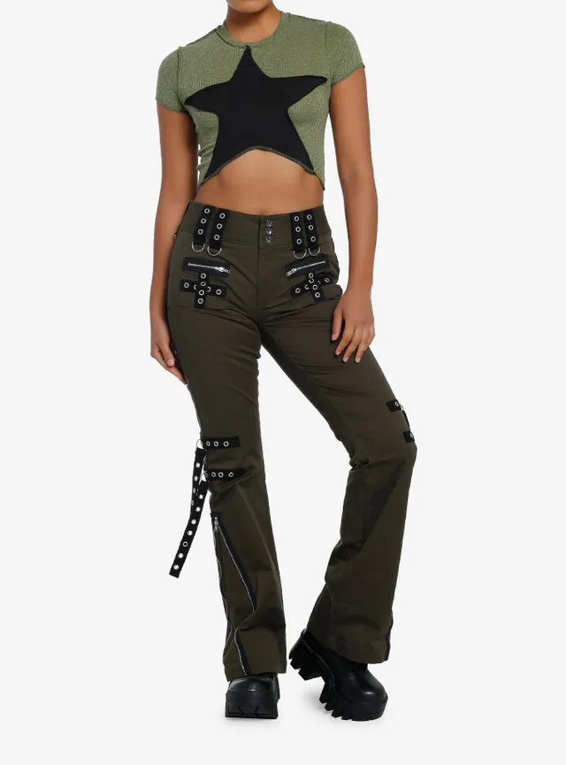 Hot Topic Black Cropped Pants for Women