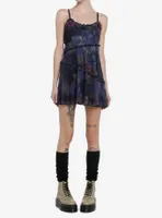 Social Collision Skull Paisley Patchwork Cami Dress
