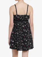 Sweet Society Flower Embroidery Cami Dress