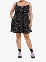 Sweet Society Flower Embroidery Cami Dress Plus