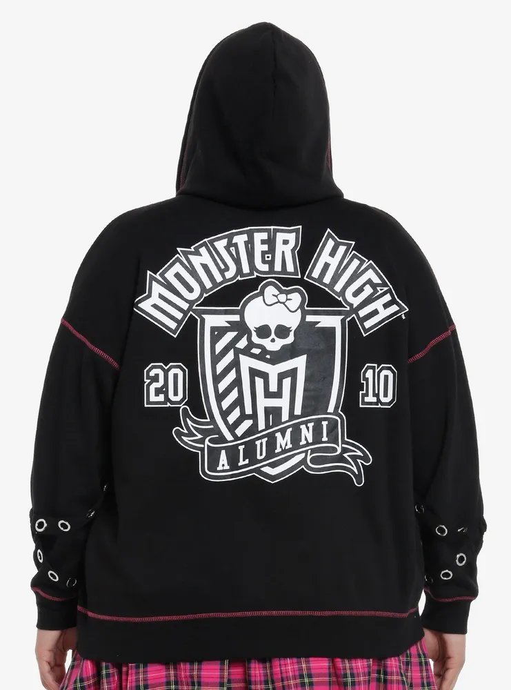 Monster High Grommet Sleeve Girls Hoodie Plus