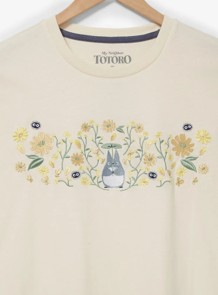 Studio Ghibli My Neighbor Totoro Floral Women's T-Shirt - BoxLunch Exclusive