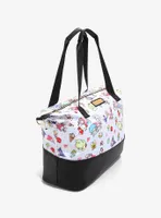 Sanrio Hello Kitty and Friends Allover Print Crossbody Tote Bag