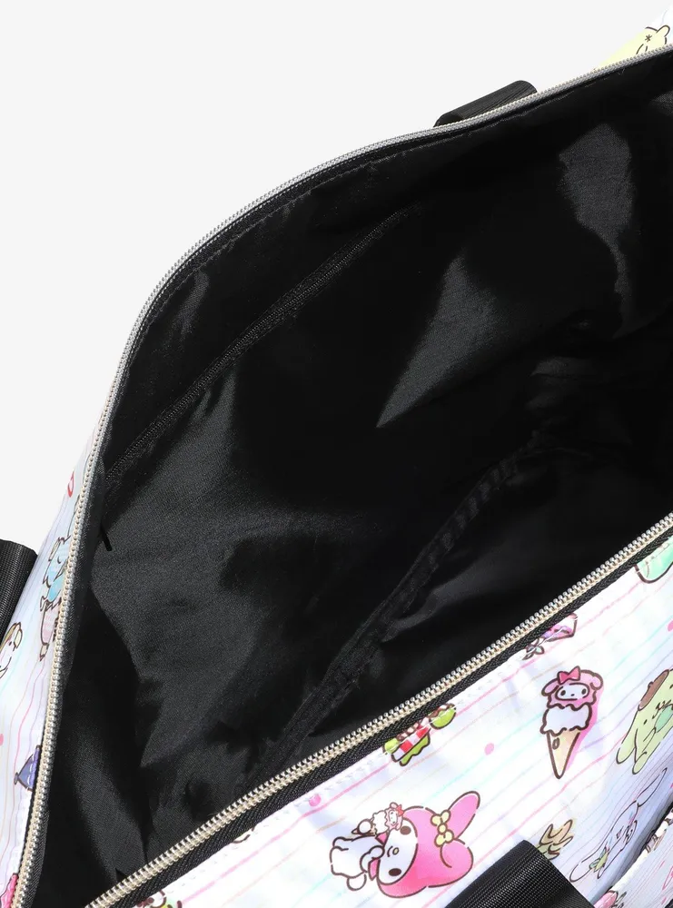 Sanrio Hello Kitty and Friends Allover Print Crossbody Tote Bag