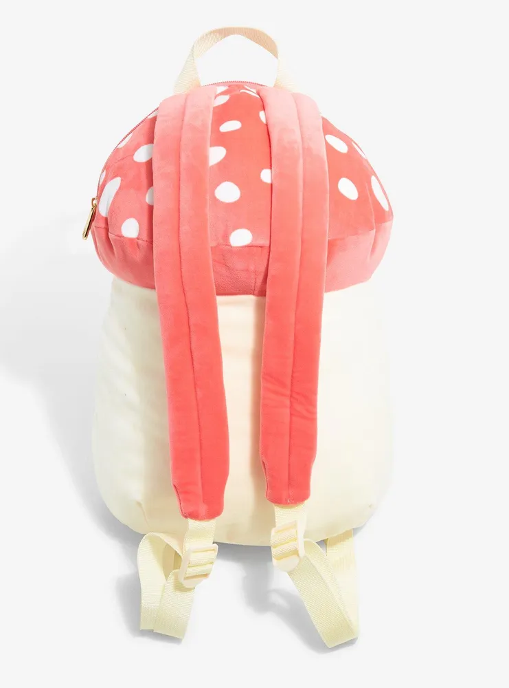 Squishmalllows Malcolm Mushroom Plush Backpack