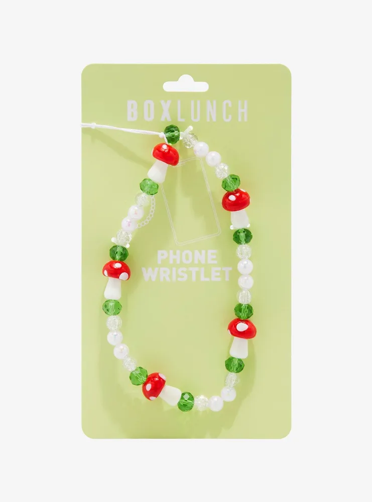 Mushroom Beaded Phone Wristlet - BoxLunch Exclusive