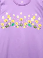 Disney Tangled Floral Lanterns Women's Plus T-Shirt - BoxLunch Exclusive
