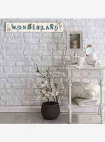 Disney Alice In Wonderland Character Line-Up Horizontal Wood Wall Decor