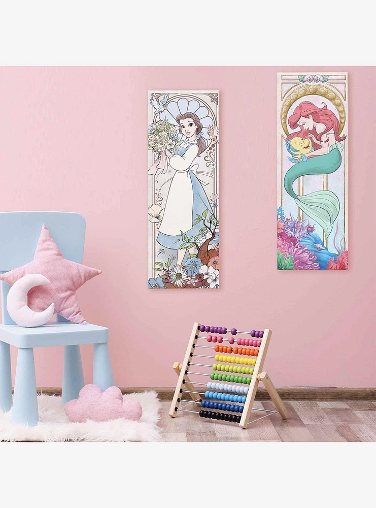 Disney The Little Mermaid Ariel & Flounder Vertical Canvas Wall Decor