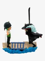 Banpresto One Piece World Collectable Figure Log Stories Roronoa Zoro vs. Dracule Mihawk Figure