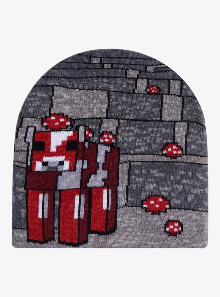 Minecraft Mooshroom Beanie