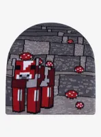 Minecraft Mooshroom Beanie