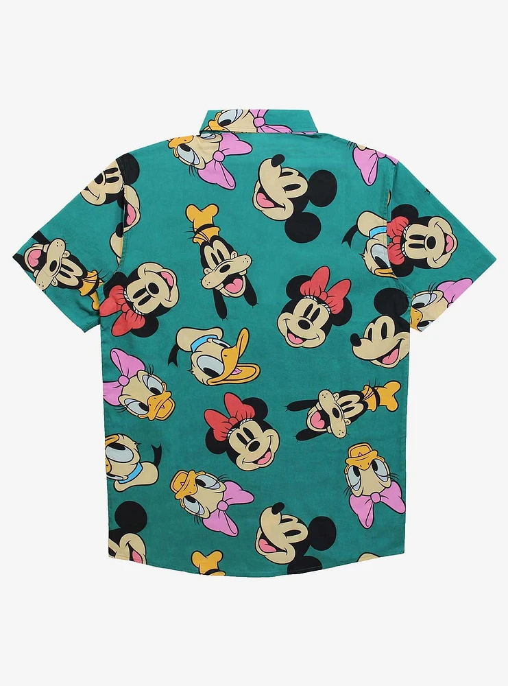 Disney Mickey Mouse & Friends Woven Button-Up