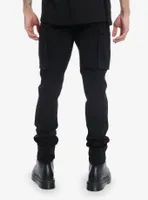 Black Cargo Pocket Pants