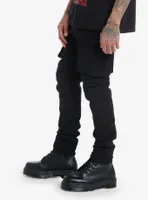 Black Cargo Pocket Pants