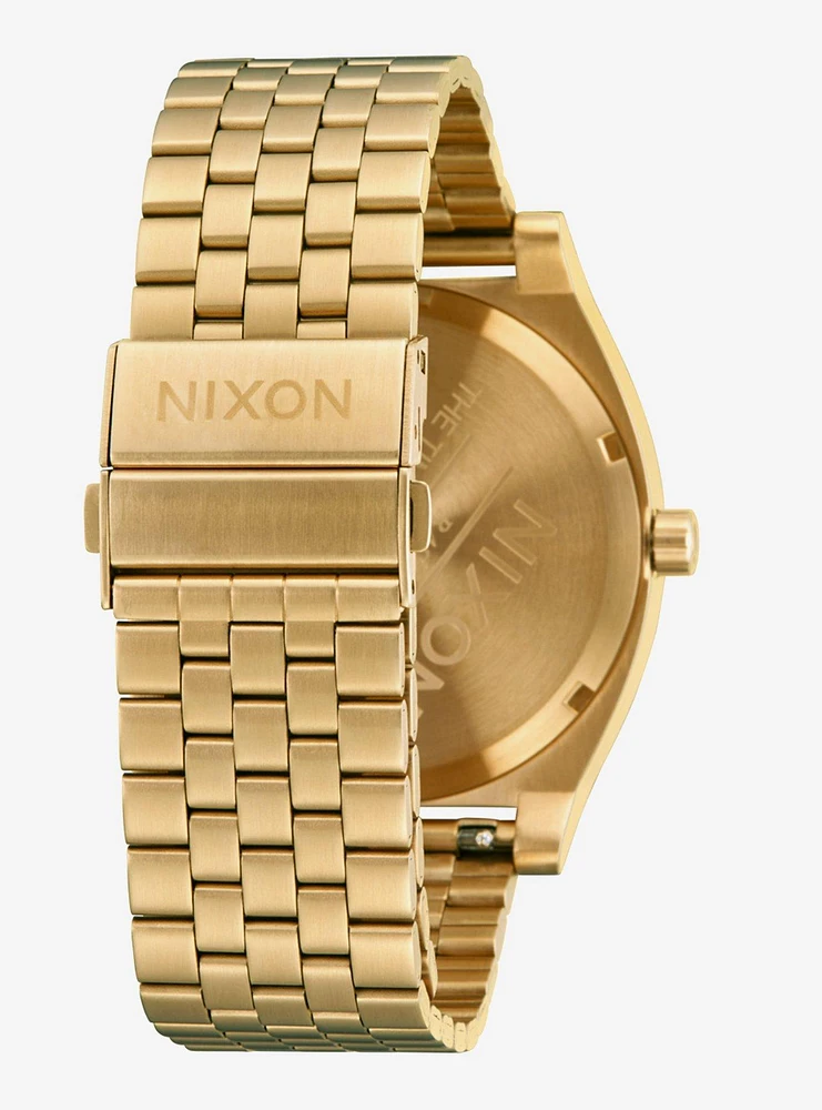 Nixon Time Teller Solar All Gold x Black Watch