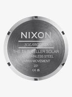 Nixon Time Teller Solar Silver x Jade Sunray Watch