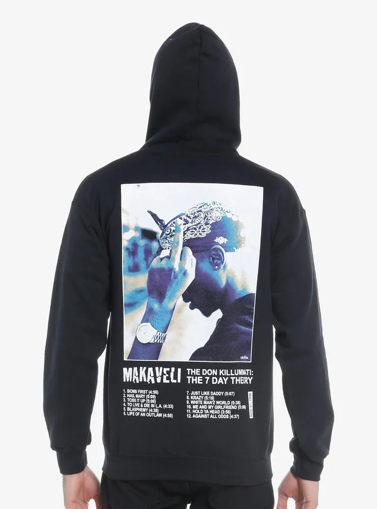 2Pac The Don Killuminati: 7 Day Theory Tracklist Hoodie