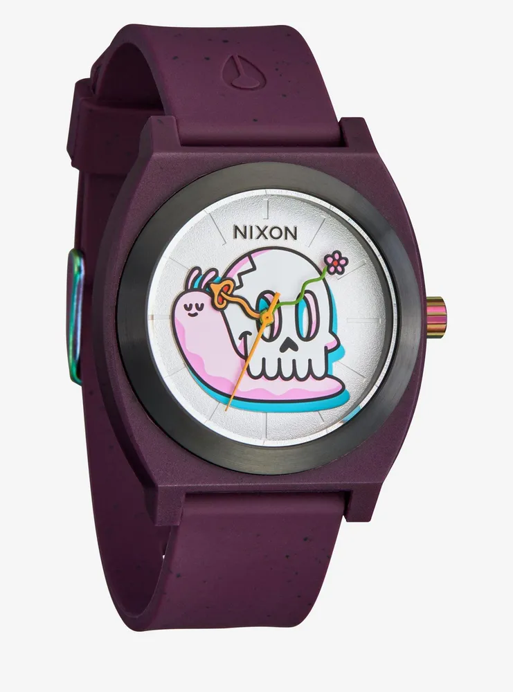 Nixon Time Teller OPP Hannah Eddy Purple Watch